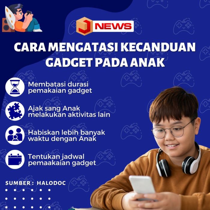 Cara mengatasi kecanduan gadget pada anak dan remaja