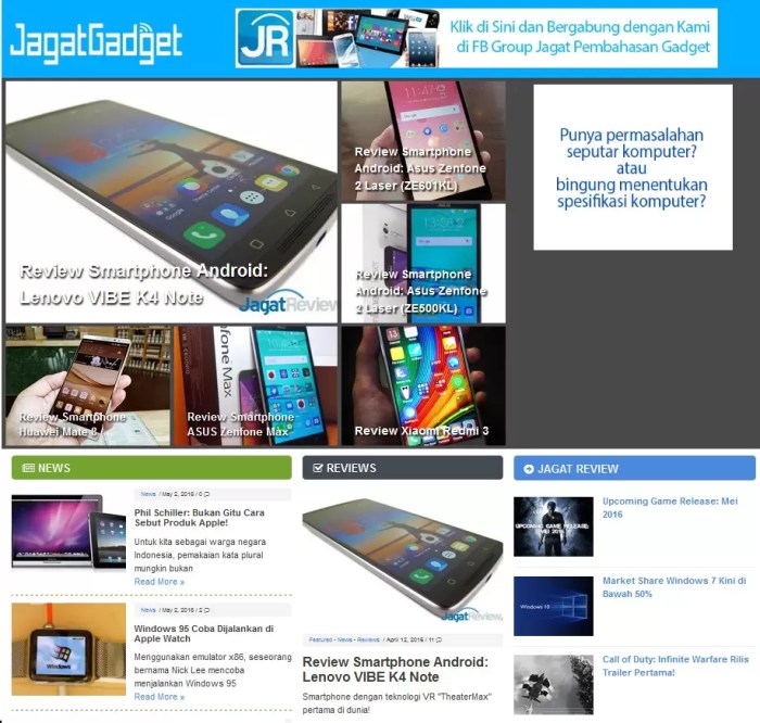 Review jujur gadget terbaru di pasaran saat ini