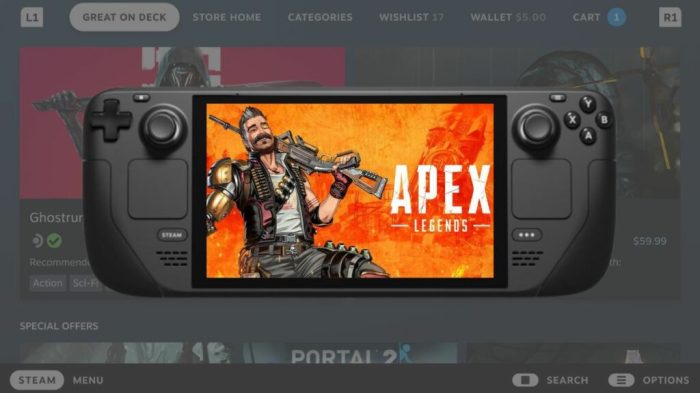 Apex Legends Linux dan Steam Deck