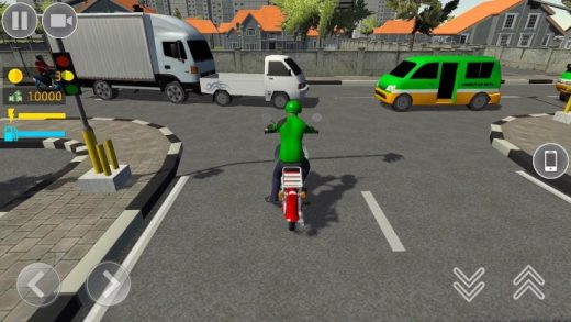 Simulator Jadi Ojol Online di Jakarta