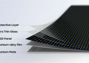 Teknologi Flex Titanium Buat Lipatan Layar Galaxy Foldable Makin Tersamarkan