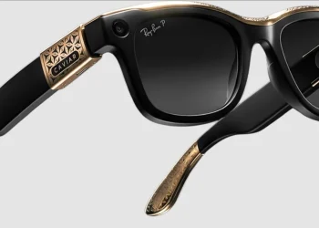 Caviar Rilis Kacamata Wayfarer II Berlapis Emas 24 Karat