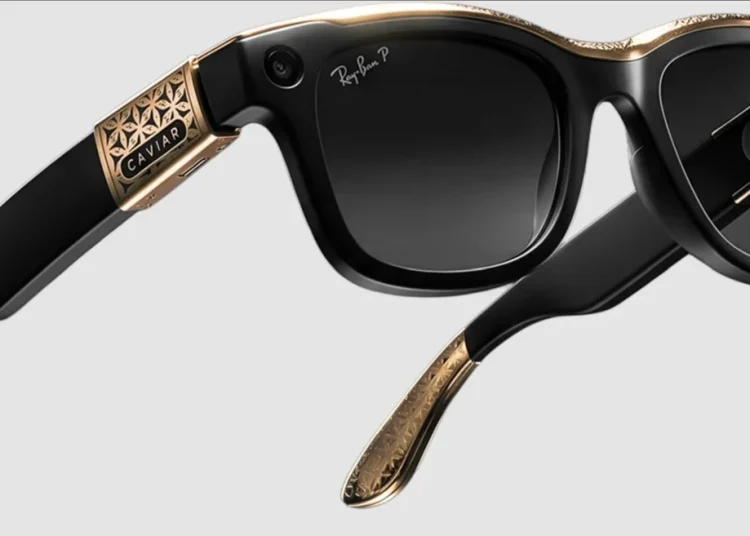 Caviar Rilis Kacamata Wayfarer II Berlapis Emas 24 Karat