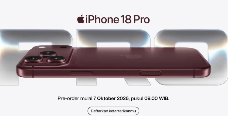 Pre-order iPhone 18 Pro Dimulai 7 Oktober di Indonesia