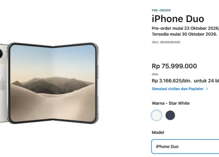 Harga Resmi iPhone Duo di Indonesia Mulai 45 Jutaan Rupiah