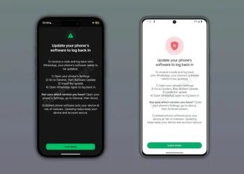 WhatsApp Akan Minta Pembaruan OS Sebelum Login