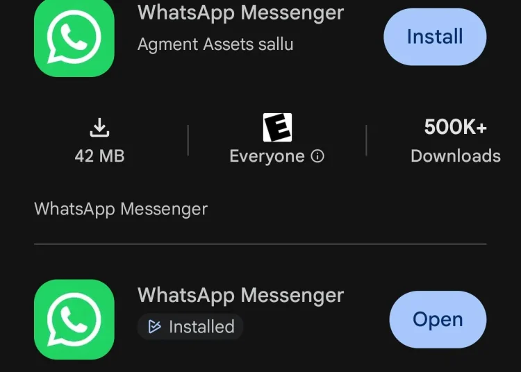 Aplikasi WhatsApp dan Chrome Palsu Terdeteksi di Play Store