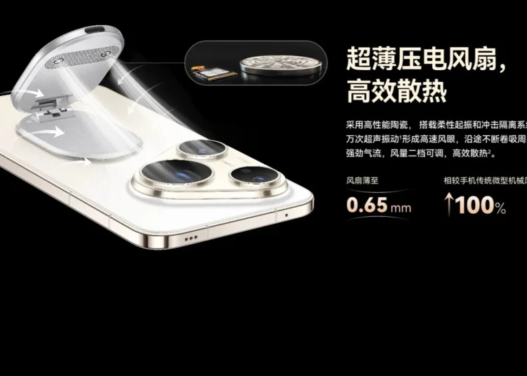 Aksesori Pendingin Smartphone Tipis dengan Kipas Piezoelectric Rilis Baru