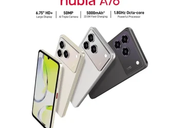 Nubia A76 4G Diperkenalkan Kembali dengan Peningkatan Layar dan Pengisian Daya